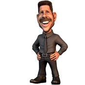 Northix Atletico de Madrid Cholo Simeone Minix figure 7cm
