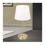 Orion LA 4-1205/1 - Stona lampa sa USB portom LUDWIG 1xE27/40W/230V bela/zlatna