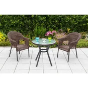 Gardenson Vrtna Garnitura Ravenna, Temno Rjava, 3-Delna