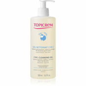 Topicrem Gel za čiščenje telesa in las za otroke od rojstva 2 v 1 BABY ( Clean sing Gel) 500 ml