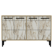Hanah Home HANAH HOME Stria - Sapphire Oak, Marble TV omarica, (20864975)