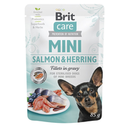 Brit Care Mini Fillets in Gravy - Salmon & Herring 6 x 85 g