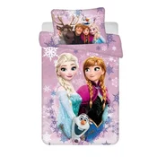 Pamučna dječja posteljina za dječji krevetić 100x135 cm Frozen Purple – Jerry Fabrics