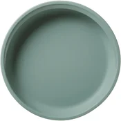 Tommee Tippee EasiStick™ Silicone Weaning Plate krožnik s priseskom 4m+ Green 1 kos