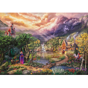 Schmidt - Puzzle Thomas Kinkade: Snjeguljica i kraljica - 1 000 dijelova