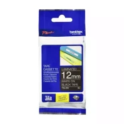 Ribbon Brother TZE335 12mm bijela na crnoj