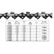 shumee VERIGA ZA ŽAGO 14'' 3/8'' 1,3 MM 52T - YT-84951