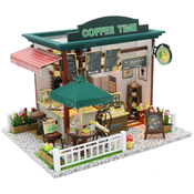 Dvajset miniatur hiše Čas za kavo