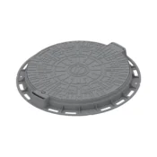 PP POKROV IN OKVIR fi 60cm A15 OKROGEL, Z ZAKLEPOM, SIV | Topdom
