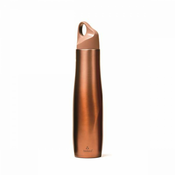 Izolirana steklenička za vodo Bioloco The Curve 420 ml, medenina