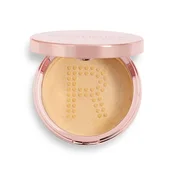 Makeup Revolution Conceal & Fix prozirni puder u prahu vodootporno nijansa Deep Yellow 13 g
