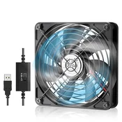 slomart OTraki USB ventilator 120mm - PC hlajenje, 3 hitrosti, tiho delovanje