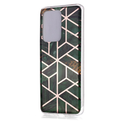 TPU gel ovitek/etui/ovitek Metal Marble za Samsung Galaxy S20 Ultra - zelen