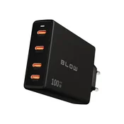 Wall BLO Brzi zidni punjač USB-C x4 PD 100W GaN, bijeli