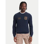 Aeronautica Militare Pulover 262MA1659UL00903 Mornarsko modra Regular Fit
