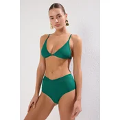 Trendyol Green High Waist Regular Core Bikini Bottom