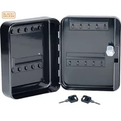 Black+Decker ormaric za kljuceve, s bravom, do 20 kljuceva, metalni, 20 x 16 x 7,5 cm
