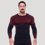 GymBeam Brezšivna majica z dolgimi rokavi OG1 Black/Red XXL