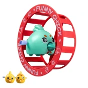 CAB Toys Raztegljiv zabaven rdeči piščanec