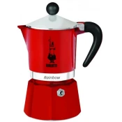 BIALETTI 4962 Rainbow 3 kvocajuci izradivac 3 doza crvena
