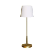 ByRydens 4002740-6501 - Stona lampa LUMI 1xE27/8W/230V bela/zlatna 68,5 cm