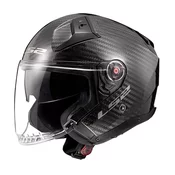 Otvorena motociklistička kaciga LS2 OF603 Infinity II Carbon-06 crna sjajna