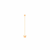 Hanging Chain Butterfly Earring