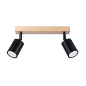 Sollux SL.1291 - Spot svetiljka VERDO 2xGU10/10W/230V crna
