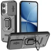 Overboard Ovitek za Xiaomi Poco X8 Pro, stojalo za kamero s stojalo, črn