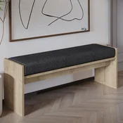 Atelier del Sofa Klupa Pearl, 120x45x35 cm, Boja oraha