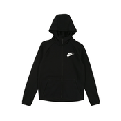 Nike Sportswear Prehodna jakna B NSW TCH FLC FZ ESSENTIAz dolgimi rokavi, črna