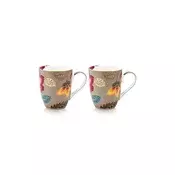 Pip Studio komplet lončkov iz glaziranega porcelana 365 ml