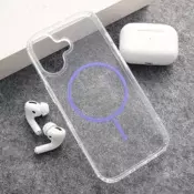 Maska Mag Case Clear Slim za iPhone 17 ljubicasta