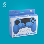 Silicone Skin + Grips (Blue) (FR-TEC FT0007) PS4