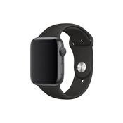 FixPremium - Silikonski pašcek za Apple Watch (42, 44, 45 in 49mm), crn