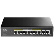 GS1010PE 10-Port Gigabit PoE+ Switch