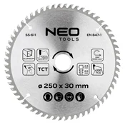 Žagin list Widia, 250 x 30 mm, 100 zob, za aluminij