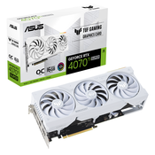 ASUS TUF Gaming GeForce RTX 4070 Ti SUPER OC BTF White – 16GB GDDR6X, 2x HDMI, 3x DP