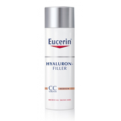 Eucerin Hyaluron-Filler CC krema protiv dubokih bora SPF 15 nijansa Medium Dark 50 ml
