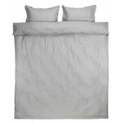 Aurora Set satenske posteljine, 200x220cm, Svijetlosiva