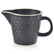 Northix Keramični vrč za mleko črn TEA TIME 100 ml