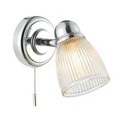 Där Lighting CED0738 - Kopalniška stenska svetilka CEDRIC 1xG9/25W/230V IP44 krom