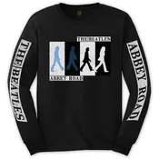 The Beatles Abbey Road Colours Crossing (Sleeve Print) Black XL Majica