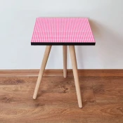 Hanah Home Klub sto Shp240, 35x42x35 cm, Roze