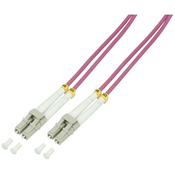 LOGILINK LogiLink FP4LC50 steklena vlakna optična vlakna priključni kabel [1x LC-vtič - 1x LC-vtič] 50/125 µ Multimode OM4 50.00 m, (20519405)