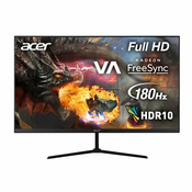 Acer Nitro QG240YS3 Gaming monitor, 24, FHD, VA, 180Hz, 1ms, HDR10, Crni