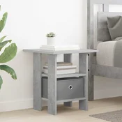 Nocni ormaric Betonski sivi 41 x 40 x 45 cm Konstruirano drvo