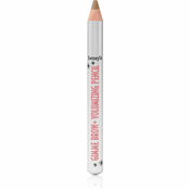 Benefit Gimme Brow+ Volumizing Pencil Mini vodoodporen svinčnik za obrvi za volumen odtenek 3 Warm Light Brown 0,6 g