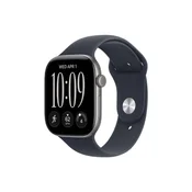 APPLE Watch Series 12 GPS + Cellular 42mm Space Grey Aluminium Case with Navy Blue Sport Band - S/M (MJFX4WF/A)