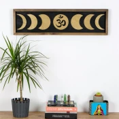 Aberto Design Zidna dekoracija ART057, 72x19.5x3 cm, Bež